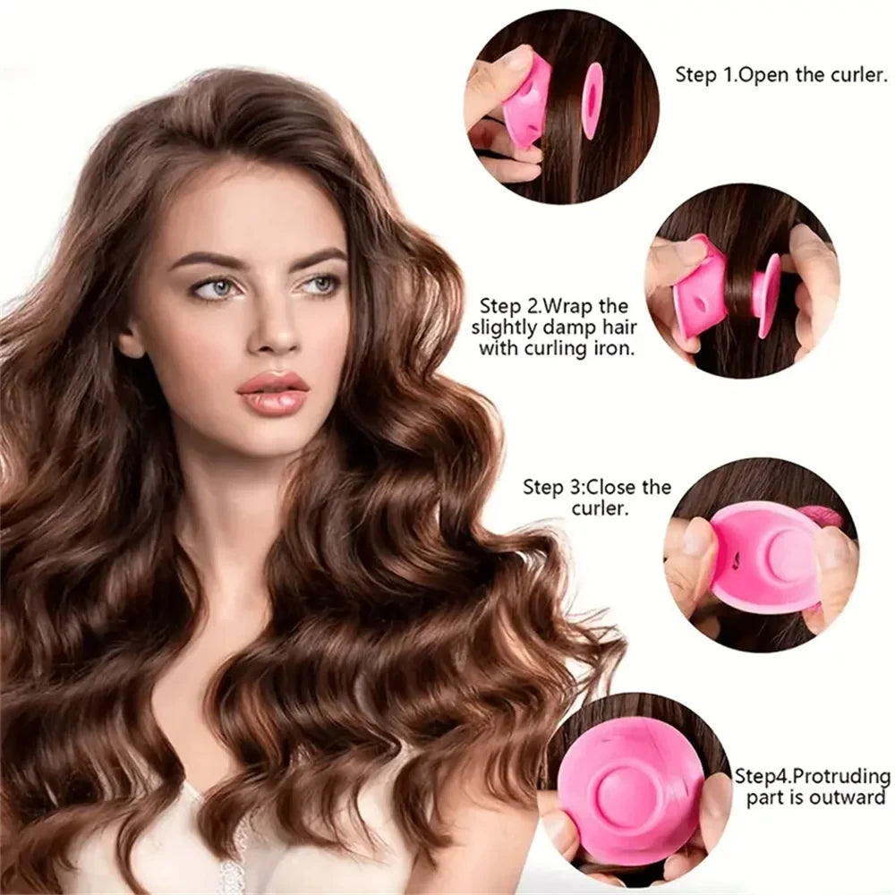 Rulos de Pelo de Silicona