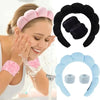 Set de Diadema y Muñequeras para Skincare