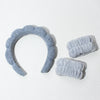 Set de Diadema y Muñequeras para Skincare