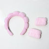 Set de Diadema y Muñequeras para Skincare