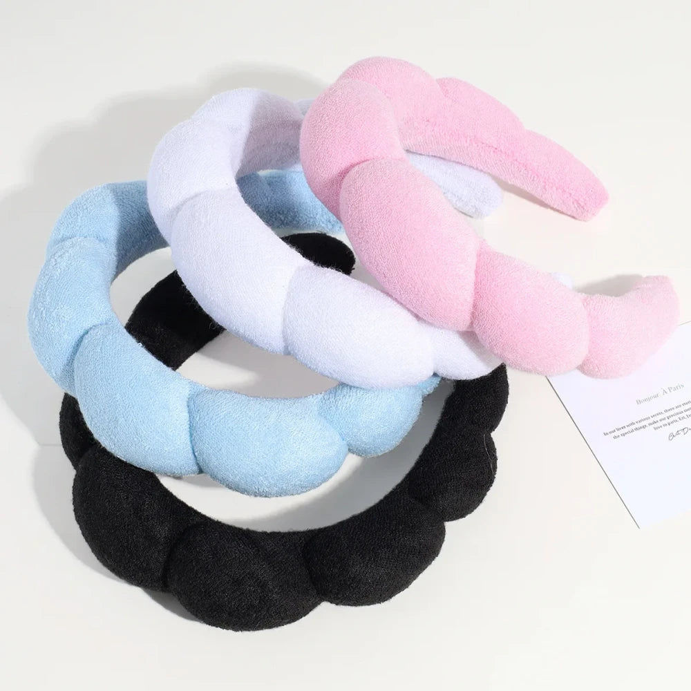 Set de Diadema y Muñequeras para Skincare